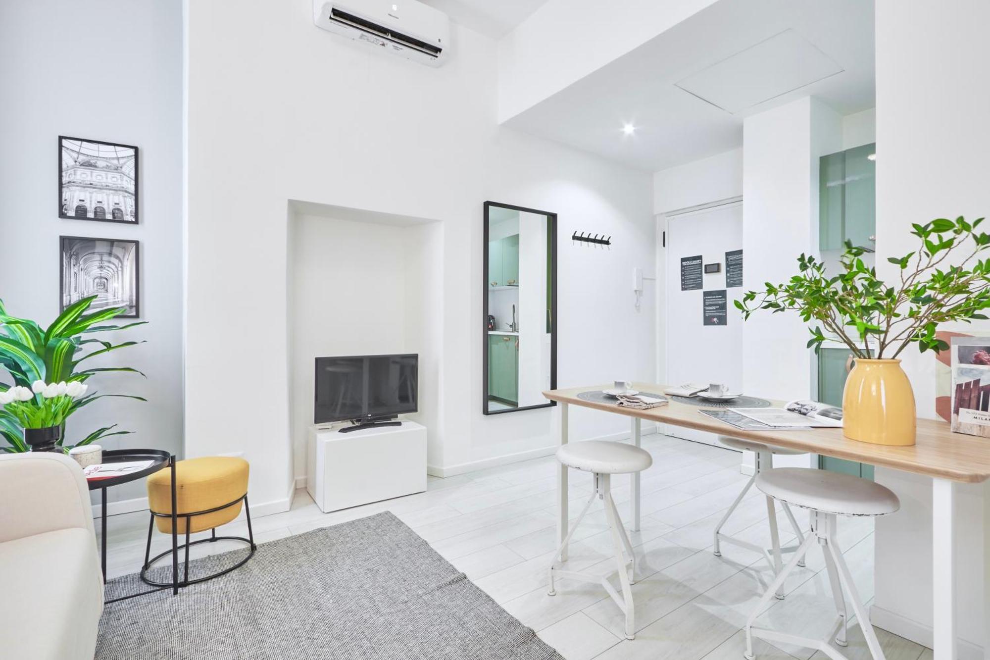 Elegante Appartamento Minimal Dai Tocchi Botanici Milano Dış mekan fotoğraf